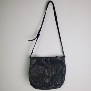 Cabin Creek Embossed Leather Crossbody Purse